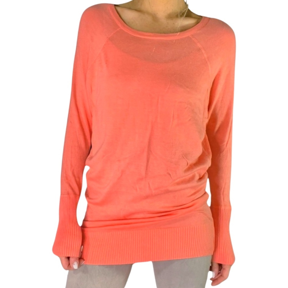 SHRINKING VIOLET Tangerine Sweater with Zipper Back